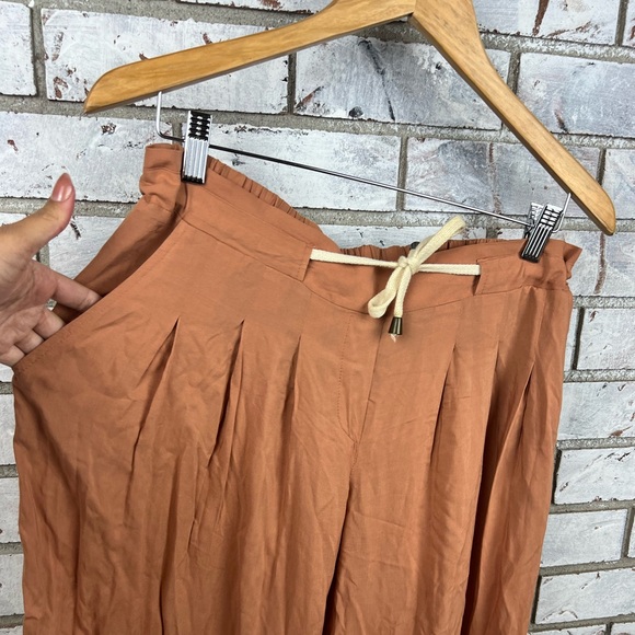 Nanushka | Wide Leg Burnt Orange Pant - Picture 4 of 5